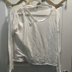 LNA distressed top